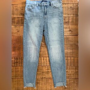 Lucky Brand Distressed Patch Jeans - Size 12 / 31